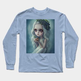 Sad Gothic Girl Long Sleeve T-Shirt